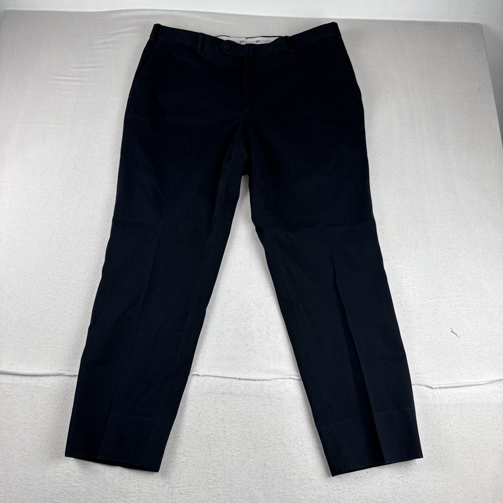Isaia Napoli Mens Navy Chino Pants fits 36*28 Preppy Quiet Luxury office